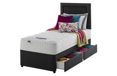 Silentnight Levison 1400 Memory Single 2 Drawer Divan